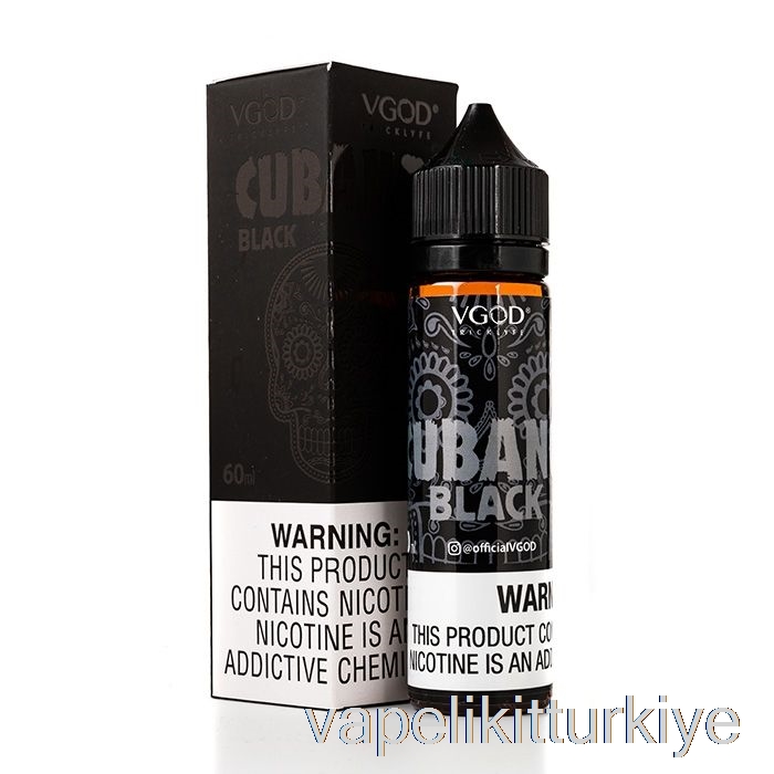 Vape Likit Cubano Black - Vgod E-sıvı - 60ml 6mg